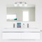 Designers Fountain Knoll 24in 3-Light Chrome Retro Modern Indoor Vanity Light with Clear Glass Shades 95903-CH - alternate 2